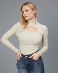 LUPETTO ADERENTE BEIGE