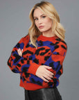 MAGLIONE JACQUARD ANIMALIER RED