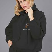 BLACK CUPID BEAR SWEATSHIRT