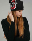 BLACK LOGO SWEAT CAP