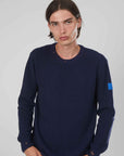 MAGLIA A MEZZA COSTA INGLESE BLUE