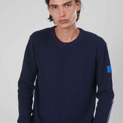 MAGLIA A MEZZA COSTA INGLESE BLUE