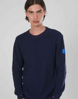 MAGLIA A MEZZA COSTA INGLESE BLUE