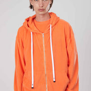 FELPA SPUGNA ZIP ORANGE