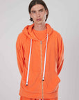 FELPA SPUGNA ZIP ORANGE