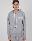FELPA ZIP BASIC GREY
