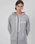 FELPA ZIP BASIC GREY