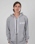 FELPA ZIP BASIC GREY