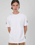 T-SHIRT AQUILA RICAMATA WHITE