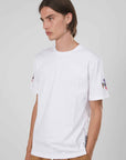 T-SHIRT AQUILA RICAMATA WHITE