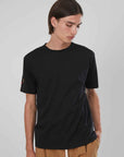 T-SHIRT AQUILA RICAMATA BLACK