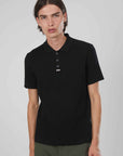 POLO A COSTE BLACK