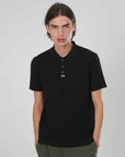 POLO A COSTE BLACK