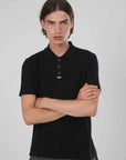 POLO A COSTE BLACK