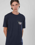 T-SHIRT DESIGN TEAM NAVY