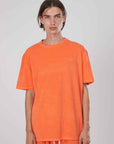 T-SHIRT IN SPUGNA ORANGE