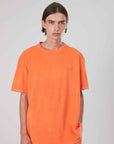 T-SHIRT IN SPUGNA ORANGE