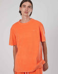 T-SHIRT IN SPUGNA ORANGE