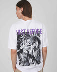 T-SHIRT STAMPA JUNGLE WHITE