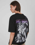 T-SHIRT STAMPA JUNGLE BLACK