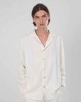 CAMICIA LINO WHITE