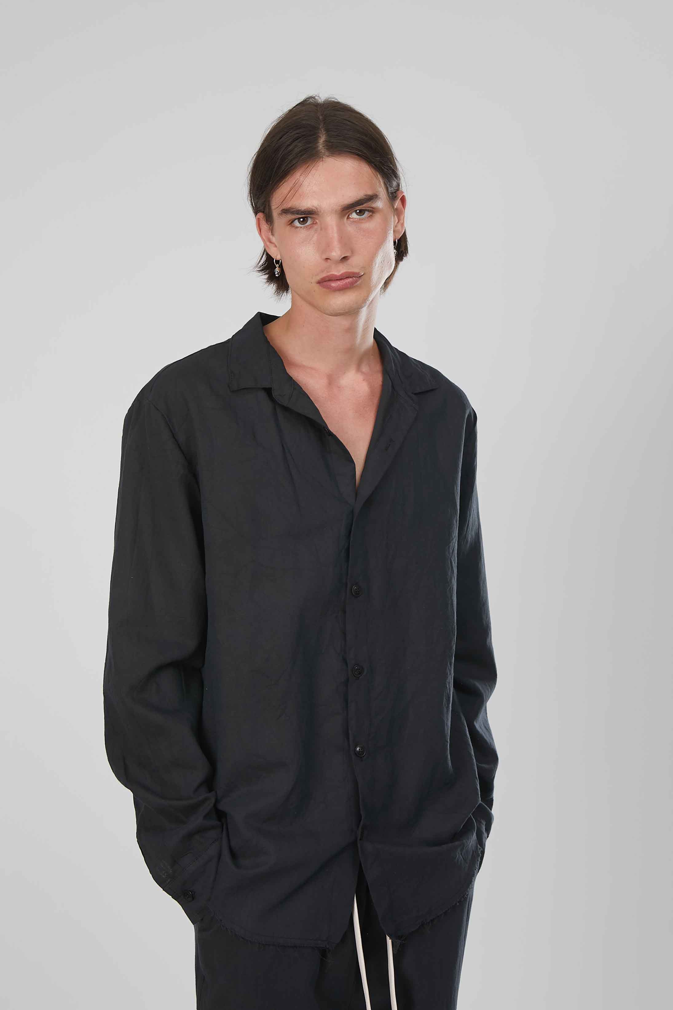 CAMICIA LINO BLACK  MUST HAVE DEL TUO GUARDAROBA ESTIVO – Justbefore