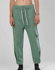 PANTALONI LINO GREEN