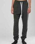 PANTALONI ZIP LATERALE GREEN