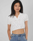 POLO TRAFORATA WHITE