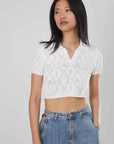 POLO TRAFORATA WHITE