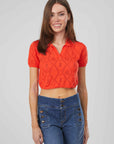 POLO TRAFORATA RED