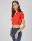 POLO TRAFORATA RED