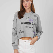 FELPA DOUBLE FACE CROPPED