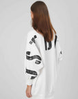 FELPA OVER JSTBFR4 WHITE