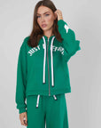 FELPA ZIP J.B4 GREEN