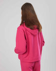 FELPA ZIP J.B4 FUXIA