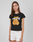 T-SHIRT ORSETTO FRIENDS BLACK