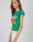 T-SHIRT ORSETTO FRIENDS GREEN