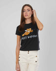 T-SHIRT ORSETTO CUPIDO BLACK