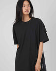 T-SHIRT OVER PITTBULL RICAMO BLACK
