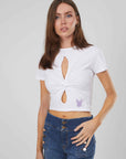 T-SHIRT INCROCIO WHITE