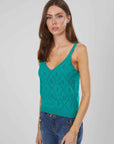 TOP ROMBI TRAFORATO GREEN