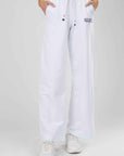 PANTALONI PALAZZO COUTURE WHITE