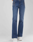 JEANS FLARE BLUE DENIM