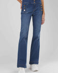 JEANS FLARE BLUE DENIM