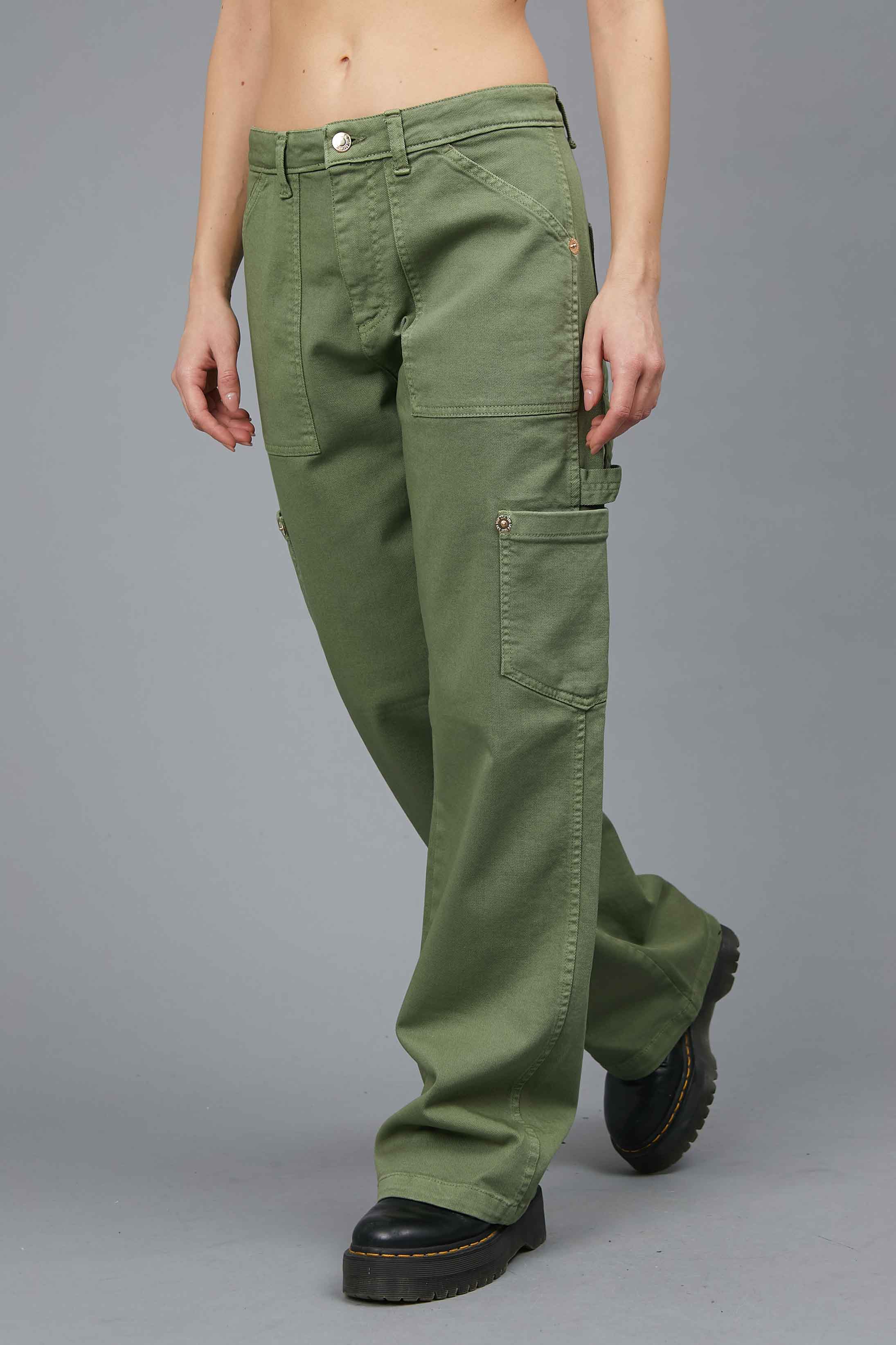 CARGO DENIM SAGE GREEN