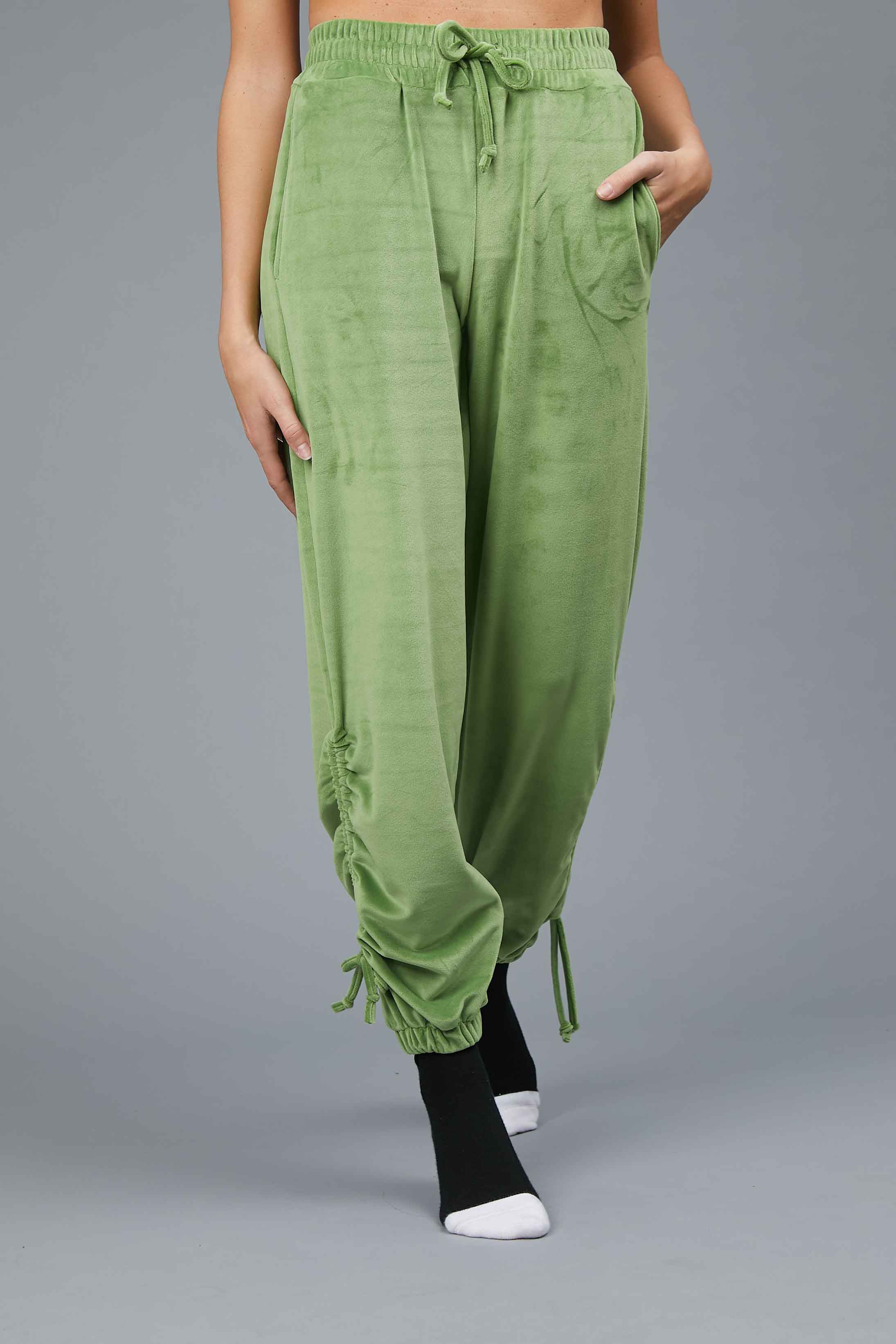 PANTALONI CINIGLIA COULISSE GREEN