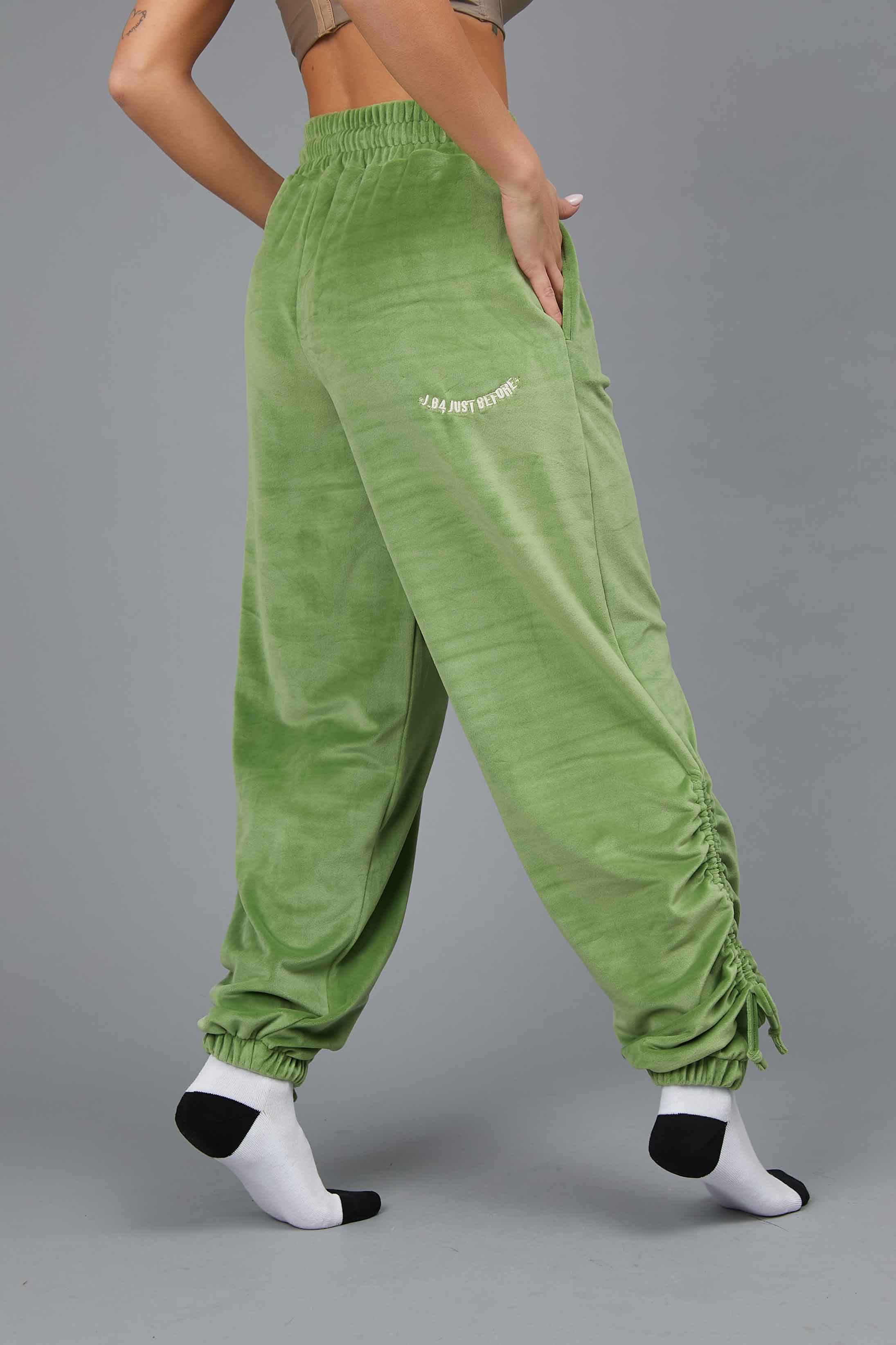 PANTALONI CINIGLIA COULISSE GREEN
