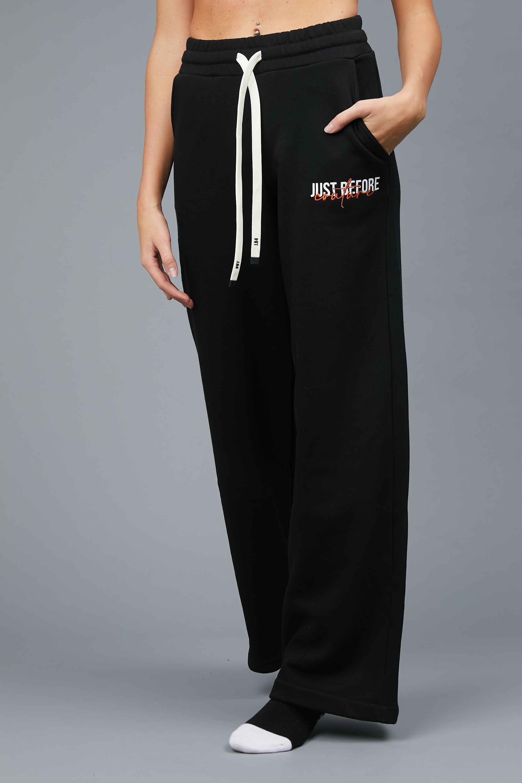 BLACK COUTURE PALACE PANTS