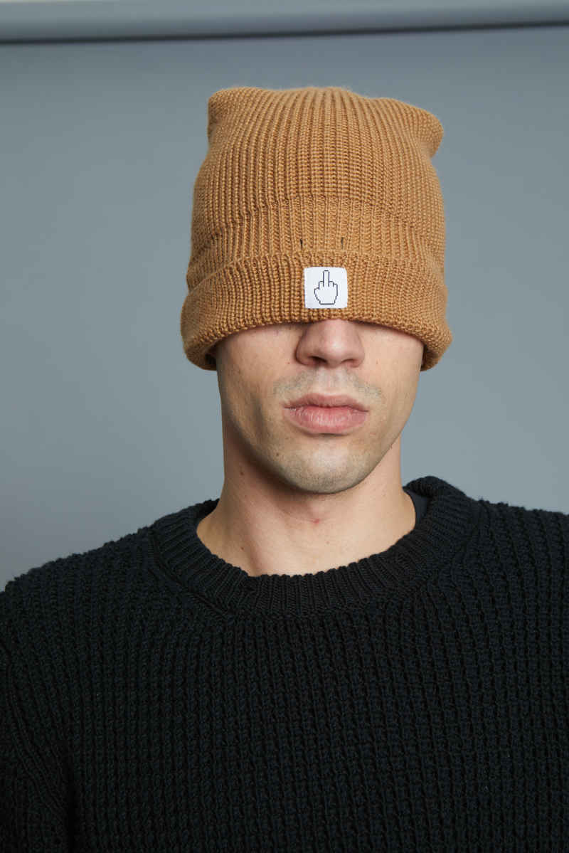 BEANIE DOUBLE MOOD CAMEL
